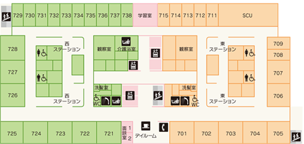 7階フロアマップ