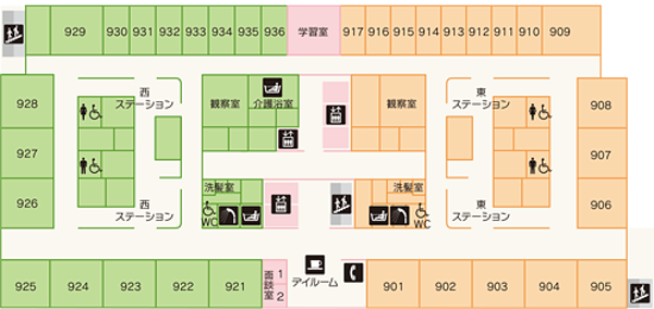 9階フロアマップ